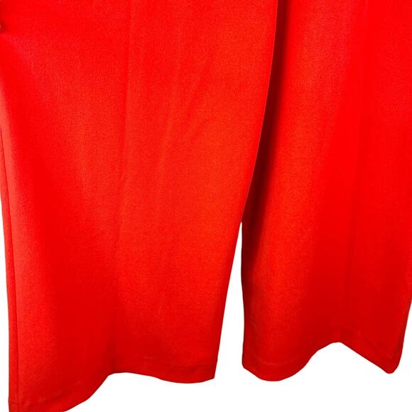 Spense Jumpsuit Small Coral Sleeveless Cropped Stretch Drawstring New - Picture 5 of 12